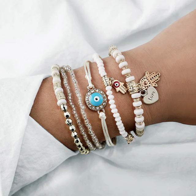 Hamsa-Armband-Set