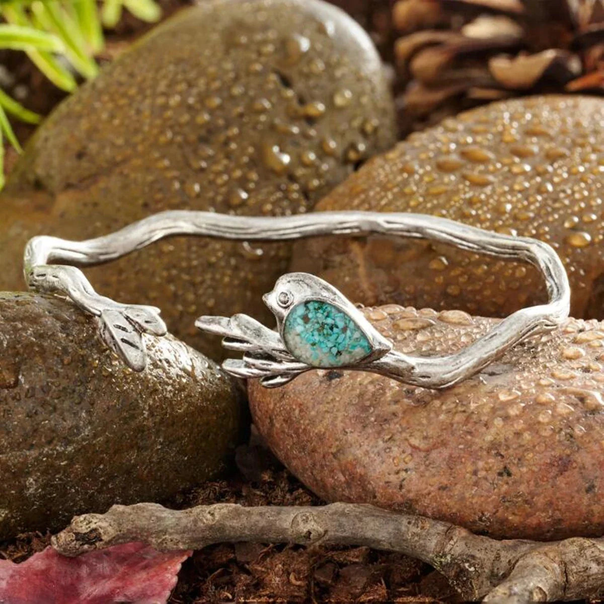 Vintage Vogelarmband