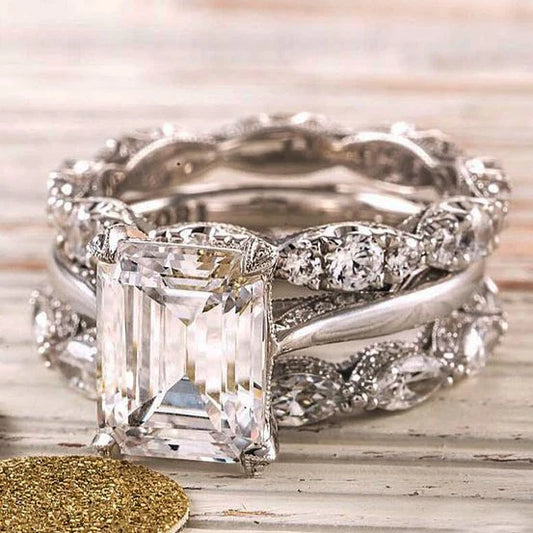 Vintage Silber Heller Lagenring